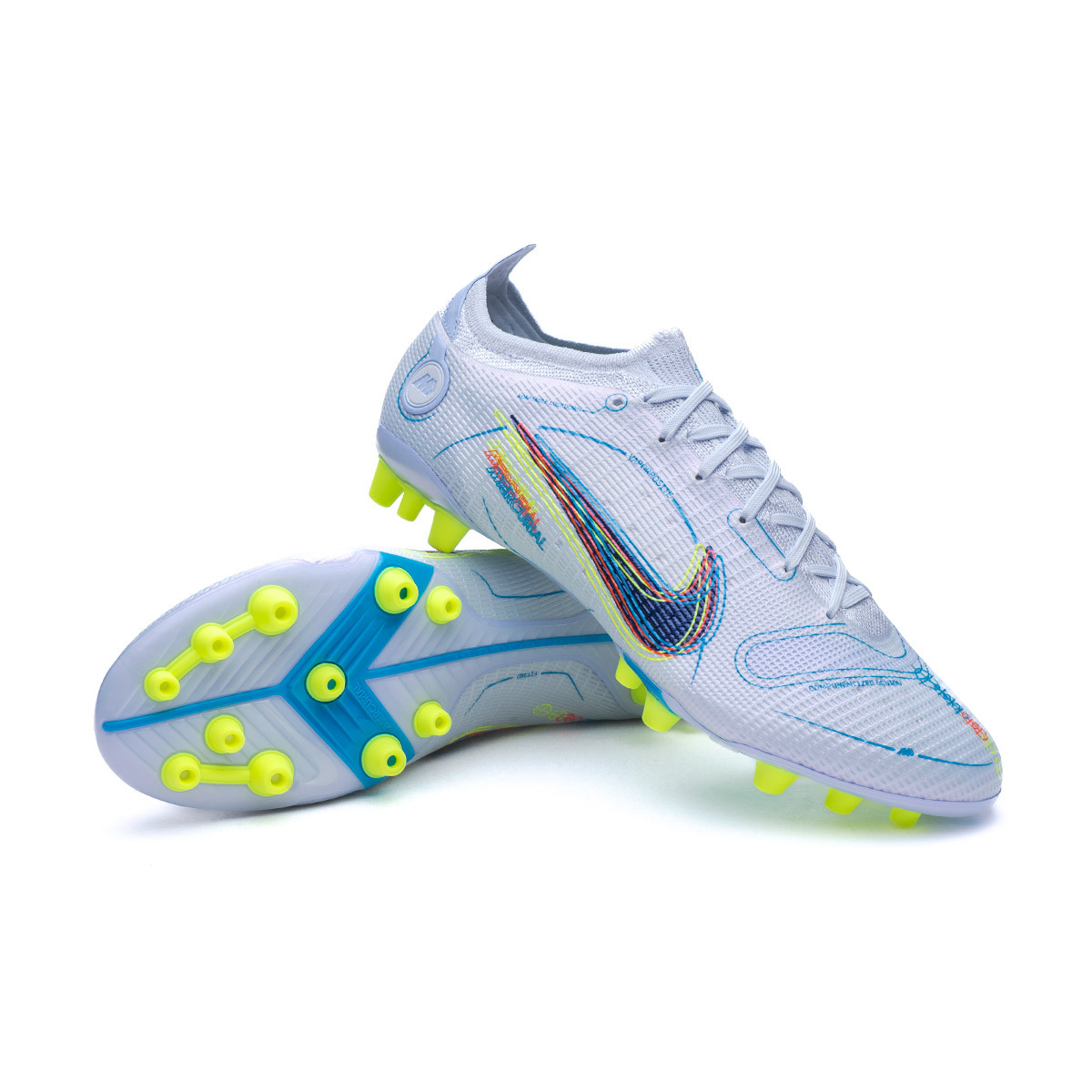 Flexible Independientemente Santuario Bota de fútbol Nike Mercurial Vapor 14 Elite AG Football Grey-Blackened  Blue-Light Marine - Fútbol Emotion