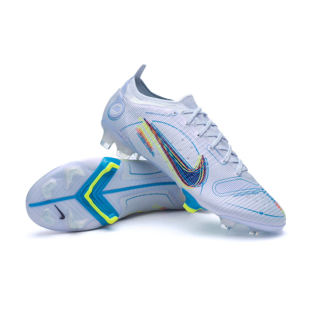 Bota fútbol Mercurial Vapor 14 Elite Football Grey-Blackened Marine - Fútbol Emotion