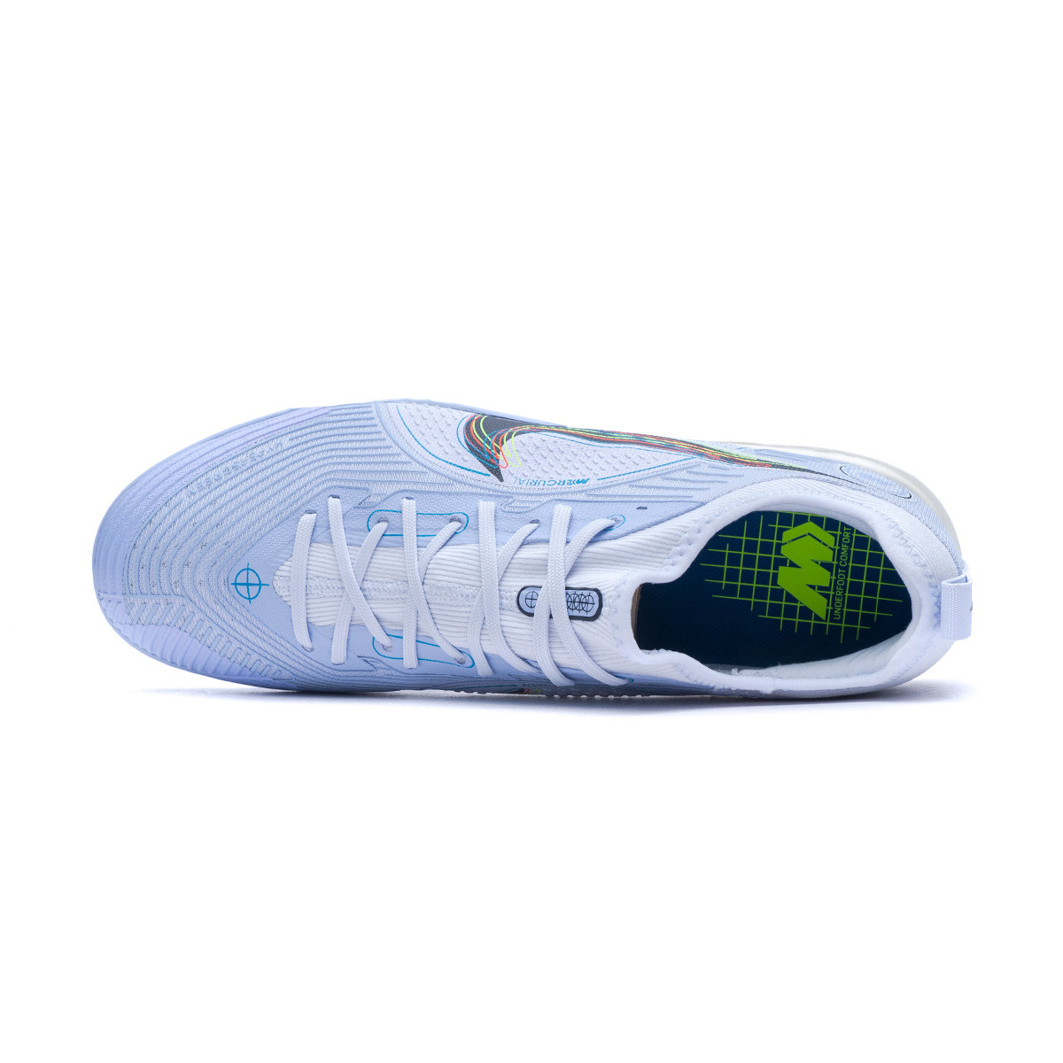 Bota de fútbol Nike Zoom Mercurial Vapor 14 Pro Turf Football  Grey-Blackened Blue-Light Marine - Fútbol Emotion