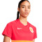Camiseta Holanda Training Euro 2022 Mujer Global Red-Total Orange