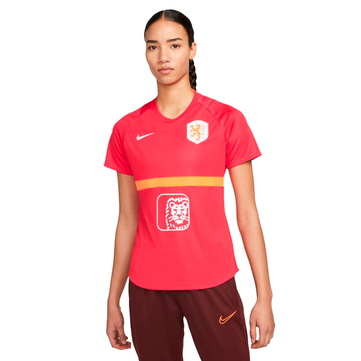 Nike Holanda Training Euro Mujer Global Red-Total Orange - Fútbol Emotion