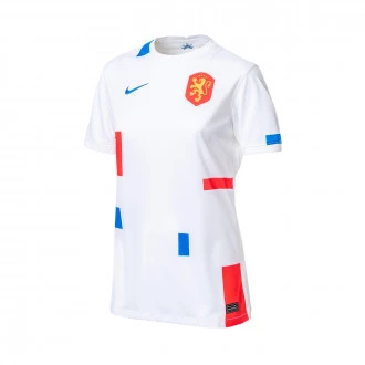 Camiseta Holanda Segunda Equipación Stadium Euro 2022 Mujer White
