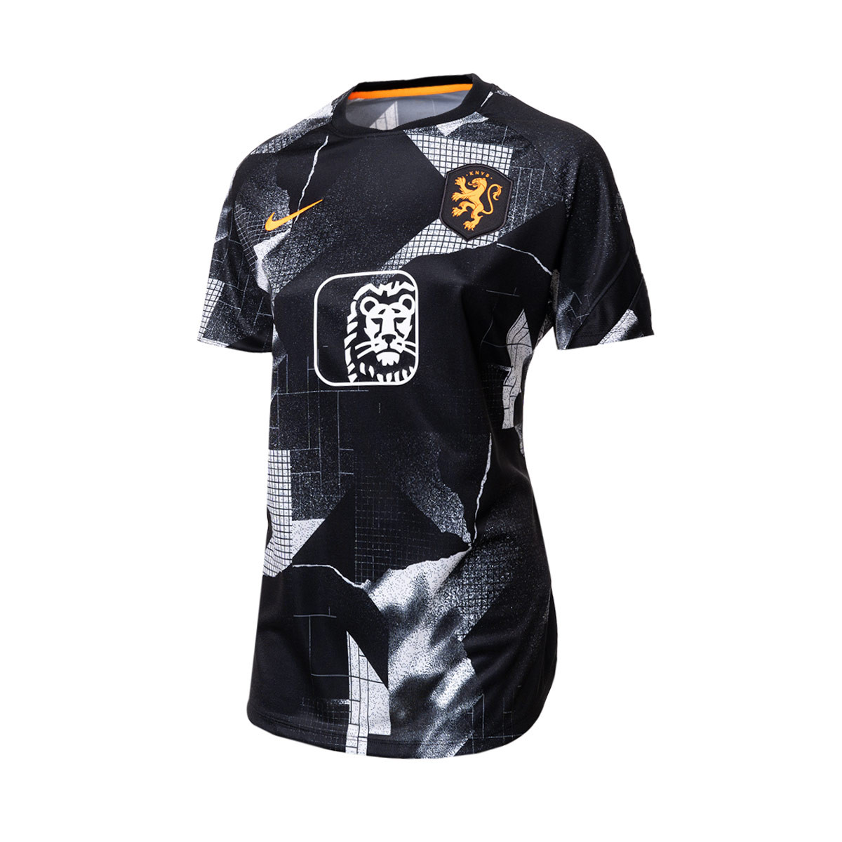 lanzador Descanso No autorizado Camiseta Nike Holanda Pre-Match Euro 2022 Mujer White-Black - Fútbol Emotion