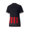Camiseta AC Milan Primera Equipación 2022-2023 Mujer Black-Tango Red