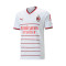 Camiseta AC Milan Segunda Equipación Replica 2022-2023 White-Tango Red