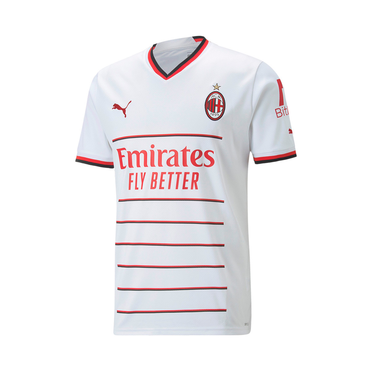 Puma AC Milan Equipación Replica White-Tango Red - Fútbol Emotion