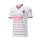 Camiseta AC Milan Segunda Equipación Replica 2022-2023 Niño White-Tango Red