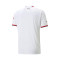 Camiseta AC Milan Segunda Equipación Replica 2022-2023 Niño White-Tango Red