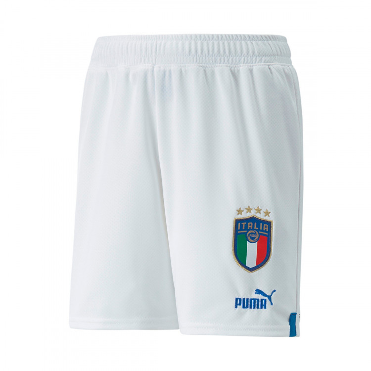 pantalon-corto-puma-italia-primera-equipacion-2022-2023-nino-white-ignite-blue-0