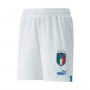 Kids Italy Home Kit Shorts 2022-2023 White-Ignite Blue