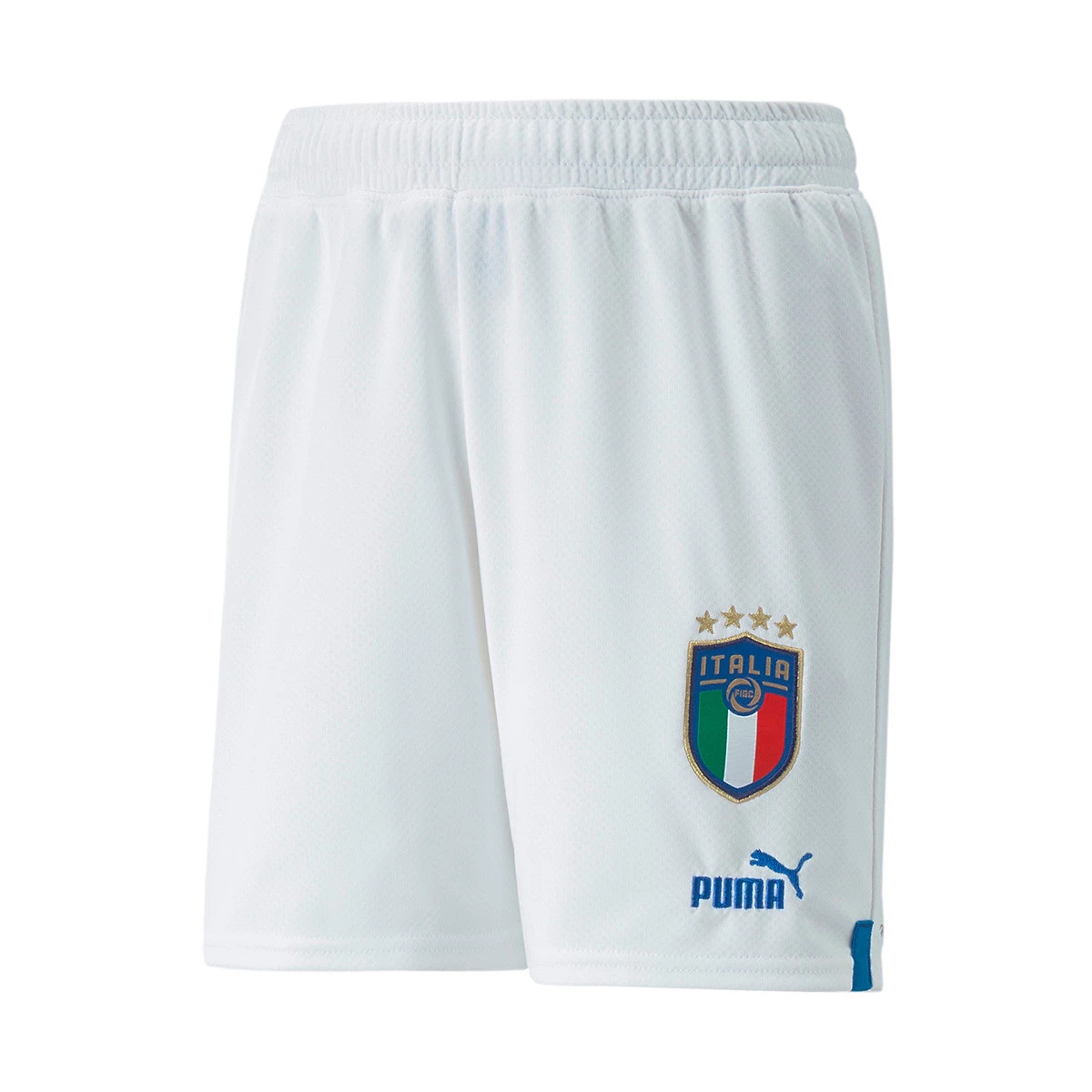 Shorts Puma Kids Italy Home Kit Shorts 2022 2023 White Ignite Blue