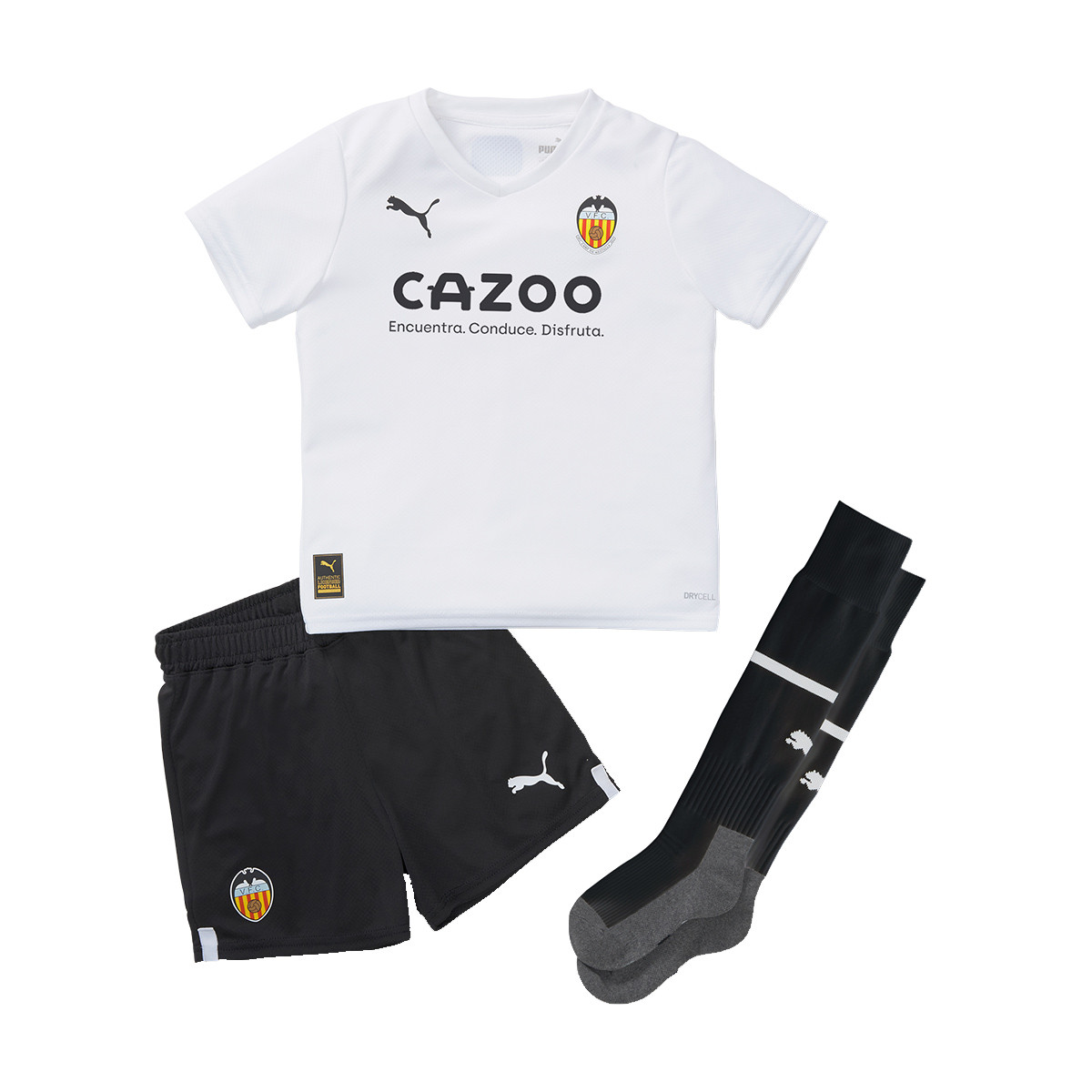 brecha Fracaso Ajustamiento Kit Puma Kids Valencia CF Home Kit 2022-2023 White-Castlerock - Fútbol  Emotion