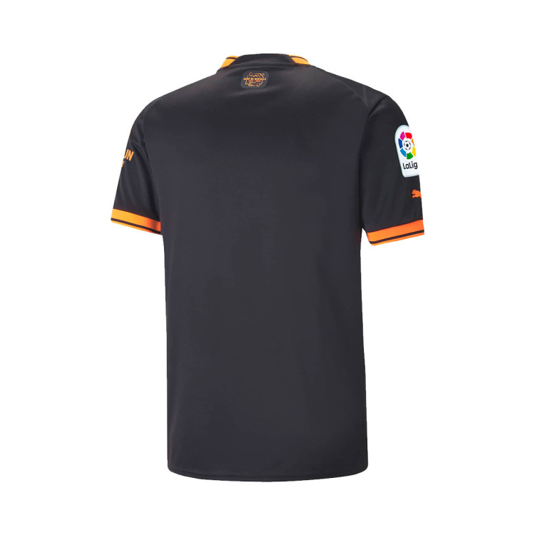 Jersey Puma Kids Valencia CF Away Jersey 20222023 BlackNeon Citrus