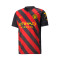 Camiseta Manchester City FC Segunda Equipación 2022-2023 Black-Tango Red