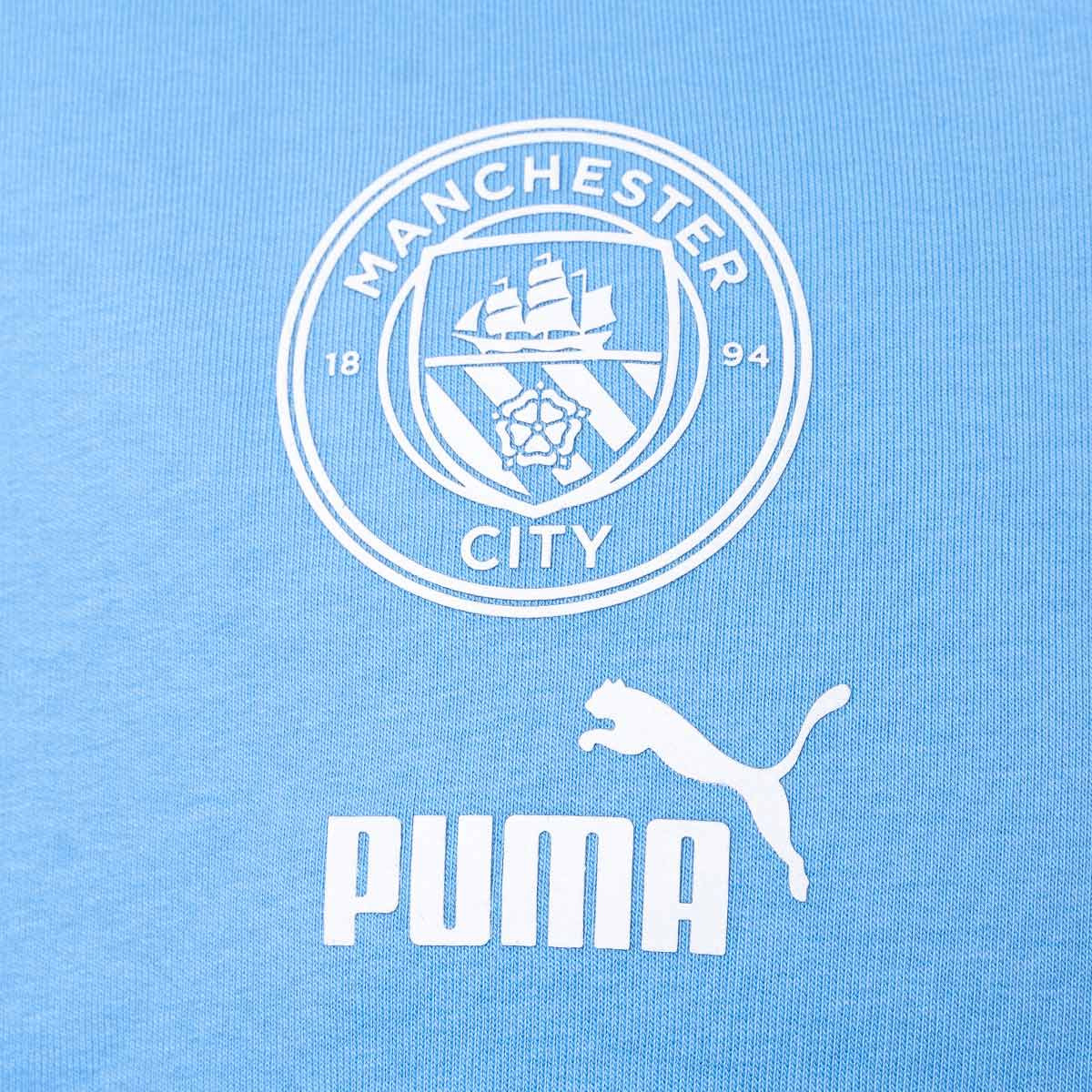 Felpa Puma Manchester City FC Fanswear 2022-2023 Light Blue-White - Fútbol  Emotion