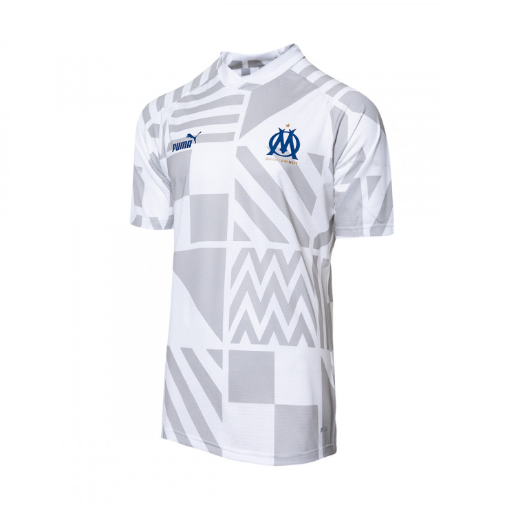 OLYMPIQUE DE MARSEILLE HOME REPLICA - Maillot de foot - white/limoges