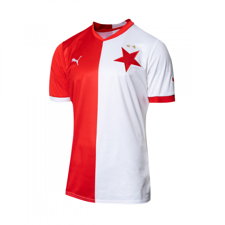 Jersey Puma SK Slavia Praga Home Jersey 2022-2023 White-Red - FÃºtbol Emotion