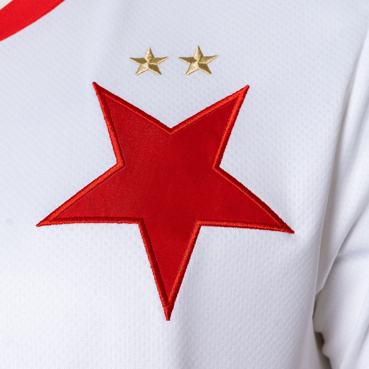 Puma Camisola SK Slavia Praga Primeiro Equipamento Replica 22/23 White-Red  S - 765791-01-S