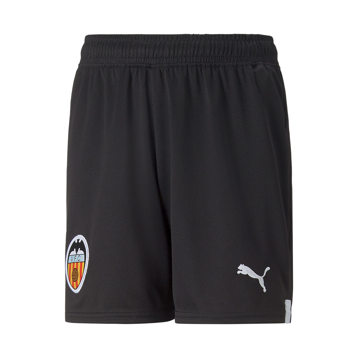 Shorts Puma Kids Valencia CF Home Kit Shorts 2022-2023 Black-White - Fútbol