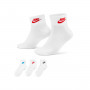 Everyday Essential Ankle (3 Pares) White