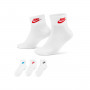 Everyday Essential Ankle (3 Pares)-White