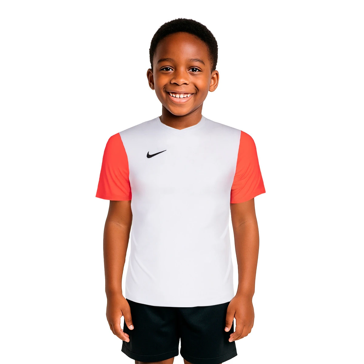 Nike - Jersey Kids Tiempo Premier II s/s, Unisex, White-Bright crimson, XL