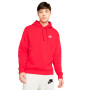 Sportswear Club Hoodie-Universiteit rood