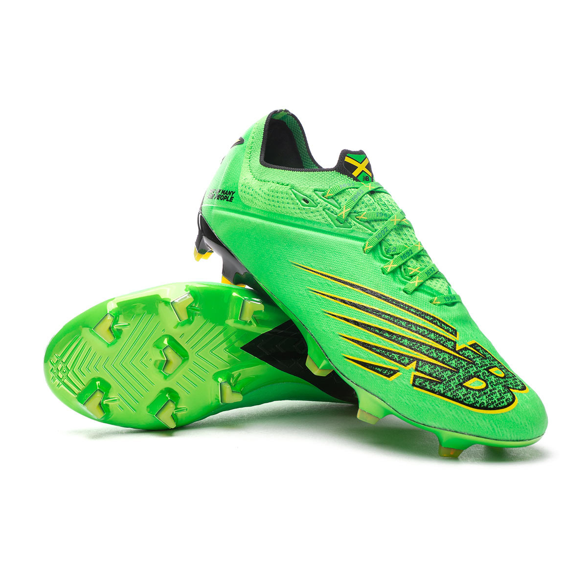 de foot New Balance V6+ Pro Jamaica Green - Emotion