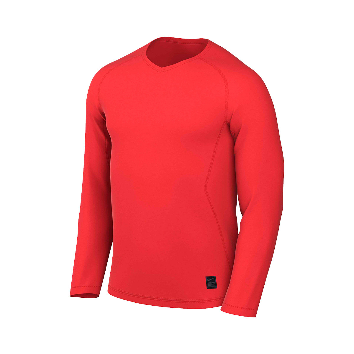 Nike GFA Nike Pro Compression LS PR Light crimson-Cool grey - Fútbol Emotion