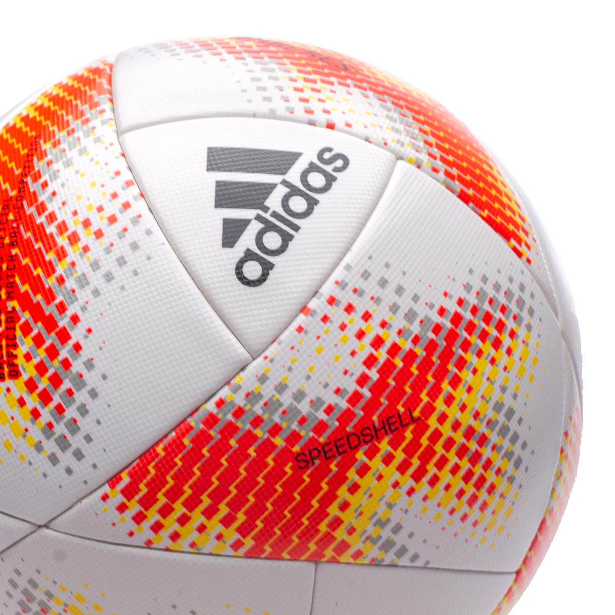 científico Maquinilla de afeitar Acumulativo Balón adidas FEF Competition White-Solar Red-Screaming Orange-Clear Grey -  Fútbol Emotion