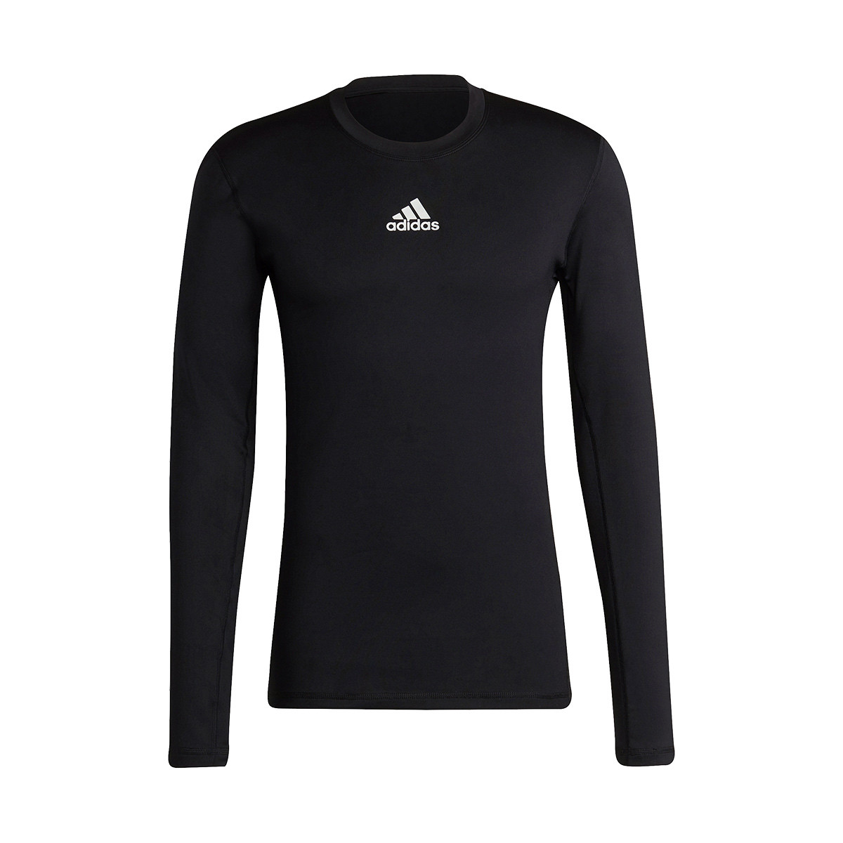 Residuos maduro animal Jersey adidas Techfit Top Long Sleeve Climawarm Black - Fútbol Emotion