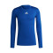 Camiseta Techfit Top Long Sleeve Climawarm Team royal blue