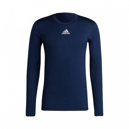 Jersey adidas Techfit Top Long Sleeve Climawarm Navy Blue Futbol Emotion