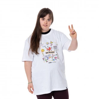 Camiseta Fundación Down White