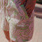 Pantalón corto Floral Vibes High Waist AOP Mujer Chalk Pink