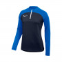 Academy Pro Drill Top Mujer Obsidian-Royal blue