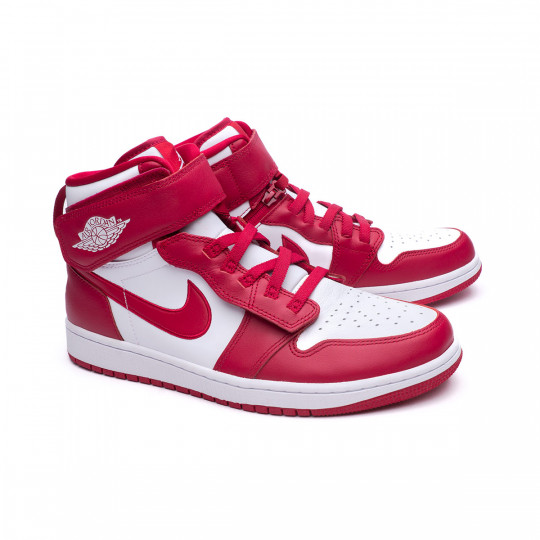 Karu Reportero suelo Zapatilla Nike Air Jordan 1 Hi FlyEase Cardinal Red-White - Fútbol Emotion