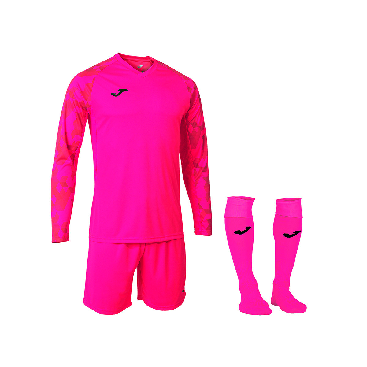 Conjunto Joma Zamora VII m/l Rosa - Fútbol Emotion