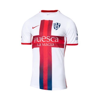 Camiseta SD Huesca Segunda Equipación Stadium 2022-2023 White-University Red