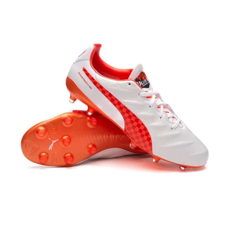 Zapatos puma king piel de canguro blanco clearance