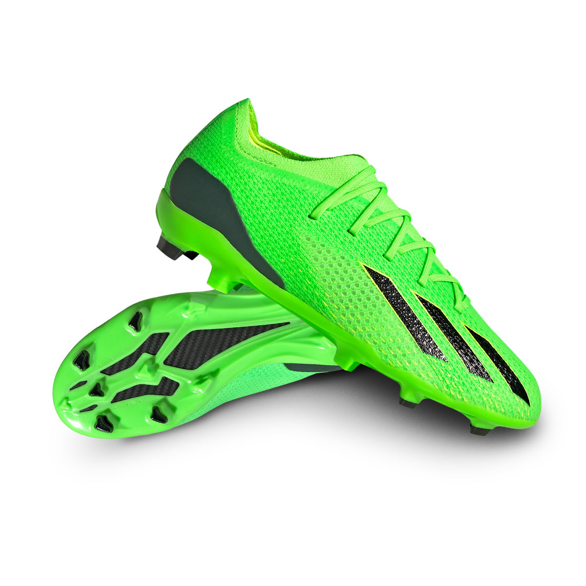 Bota fútbol adidas X Speedportal .1 FG Niño Green-Solar Red-Solar - Fútbol Emotion