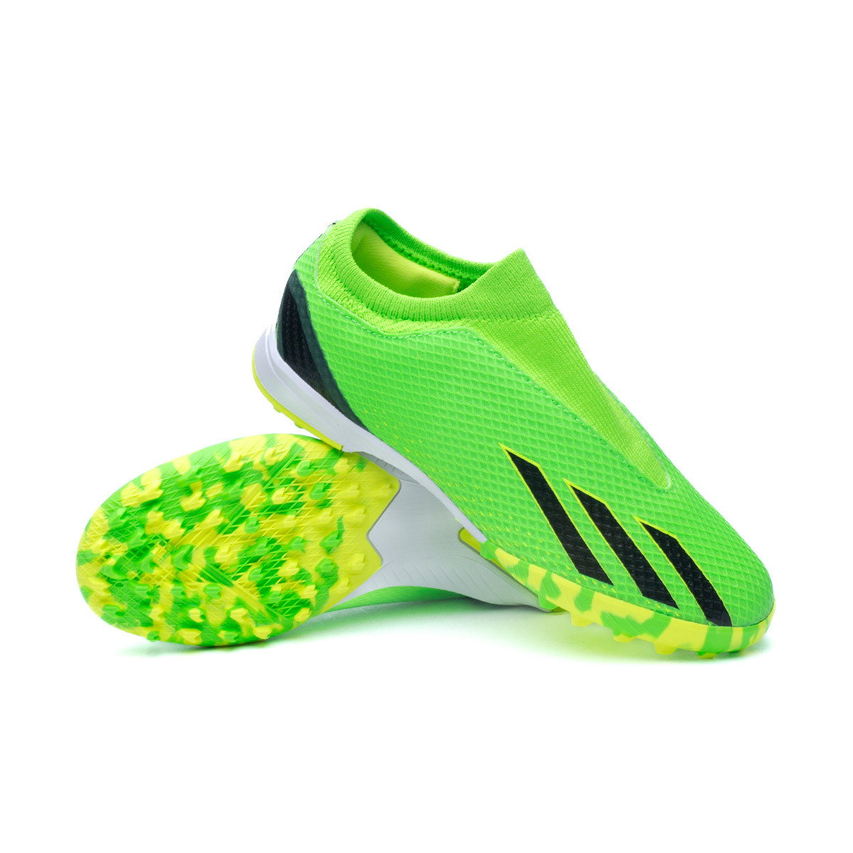 de fútbol adidas X .3 LL Turf Niño Solar Green-Solar Red-Solar Yellow - Fútbol Emotion