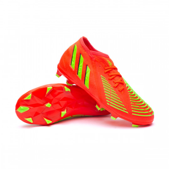 Football Boots adidas Kids Predator Edge .1 FG Solar Red Solar Green Black Futbol Emotion