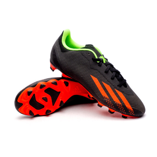 Bota de adidas Speedportal .4 Core Black-Solar Red-Solar Green - Fútbol Emotion