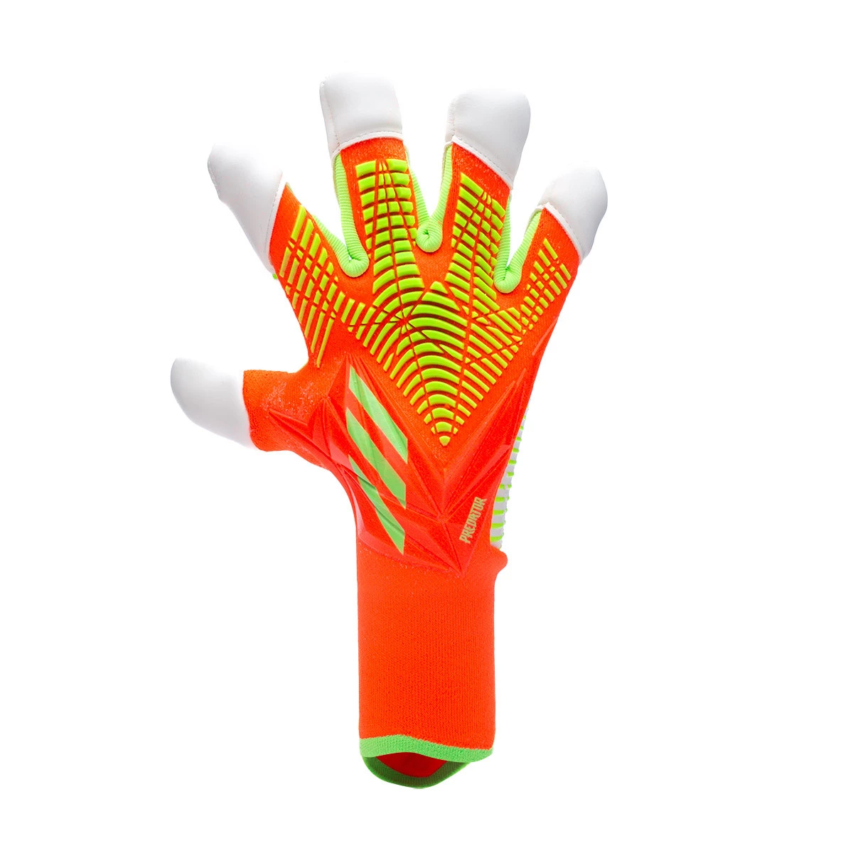 Handschuh adidas Predator Pro Hybrid Profesional Solarrot Grun Futbol Emotion
