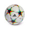 Balón Mini Champions League UCL 2022-2023 White-Silver Metallic-Bright Cyan