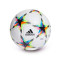 Balón Champions League UCL Pro 2022-2023 White-Silver Metallic-Bright Cyan