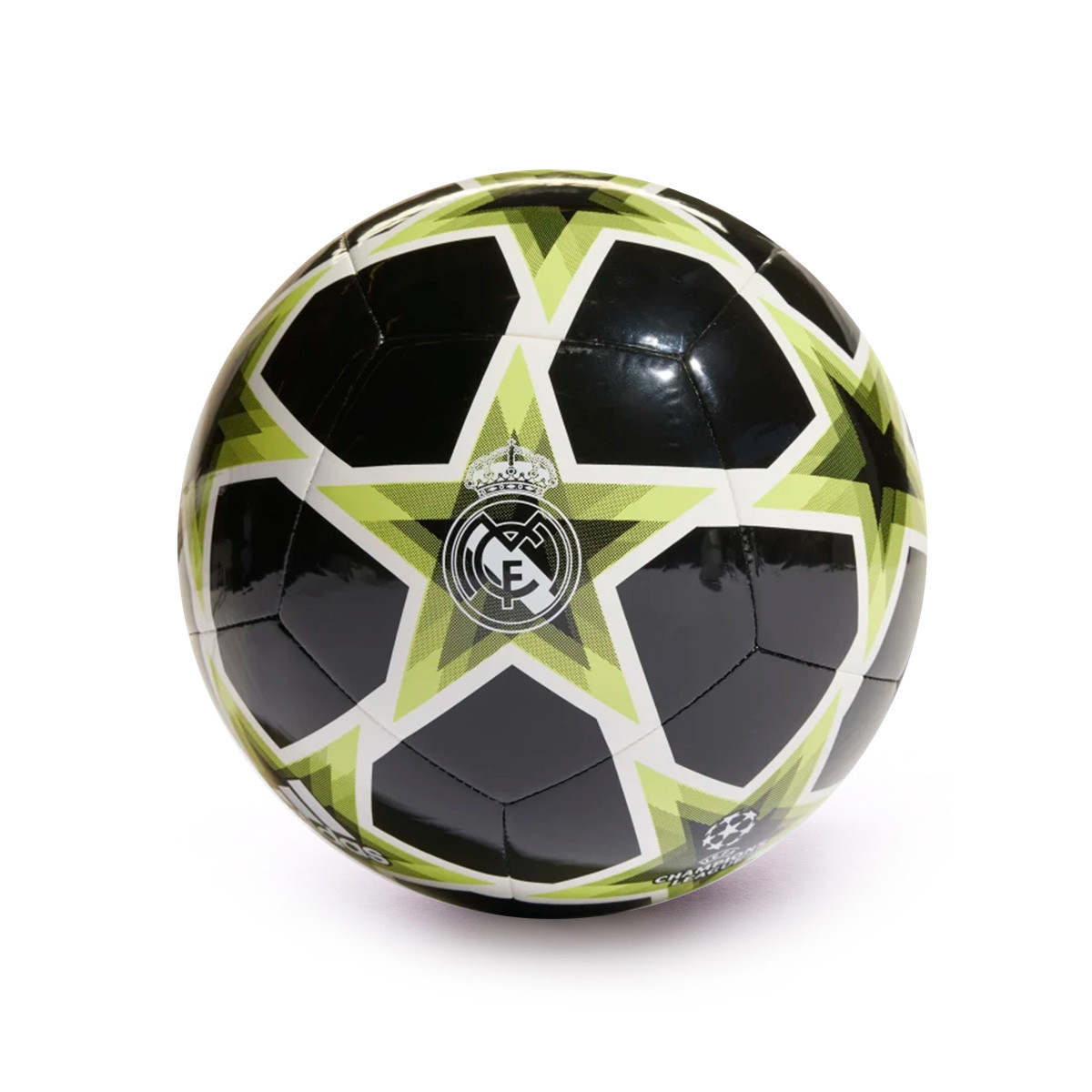 adidas Champions League UCL Real Madrid CF 2022-2023 Black-Pulse Lime-White - Fútbol Emotion
