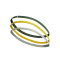 Cinta Para el pelo Training (3 Unidades) Black-Yellow-Green