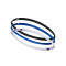 Cinta Para el pelo Training (3 Unidades) White-Blue-Black